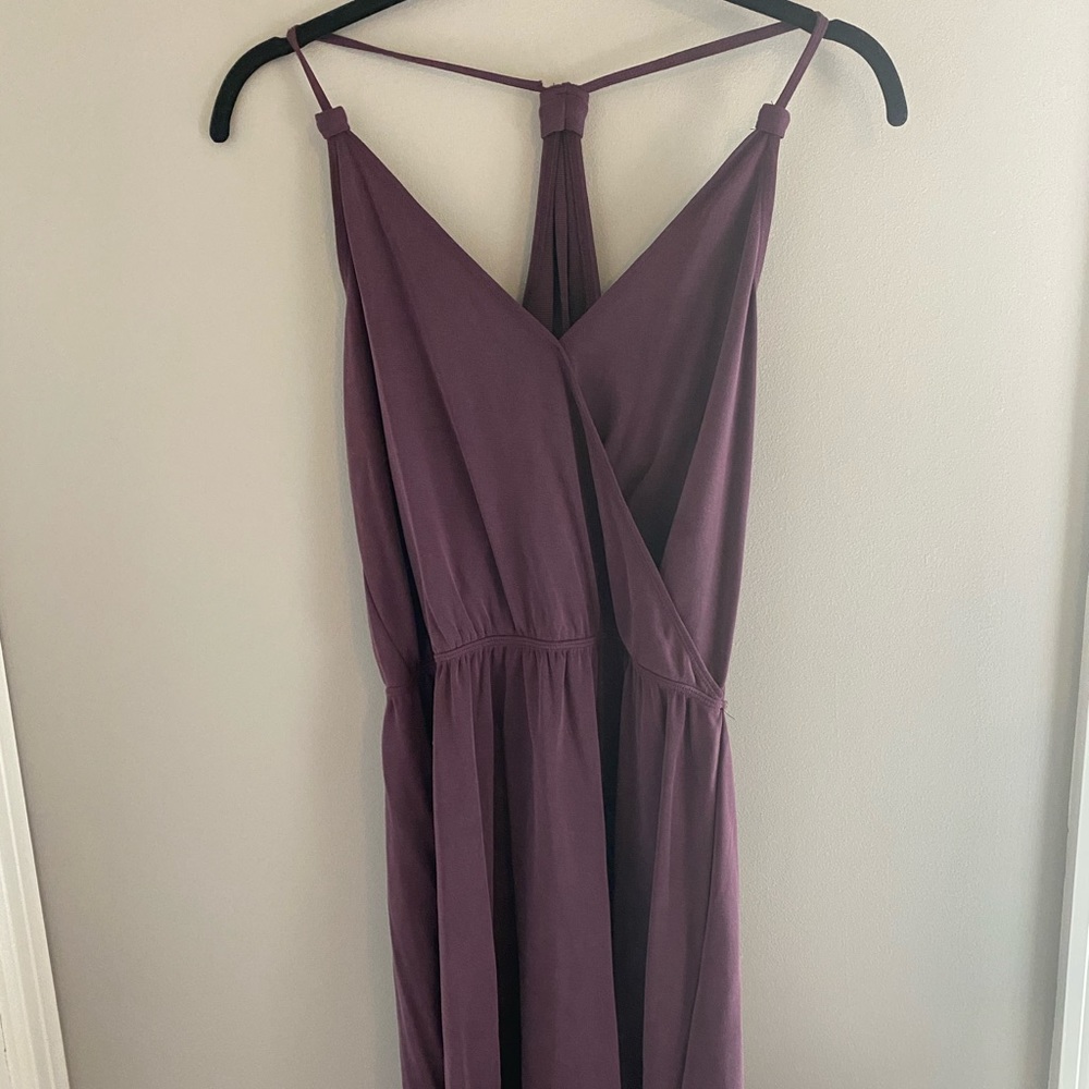 purple dress